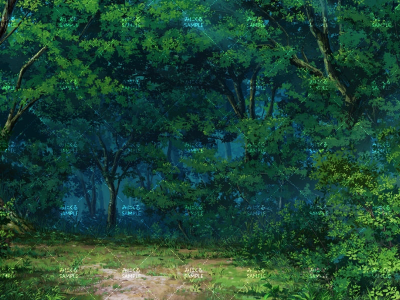 山・森②(曇り) - 自然03