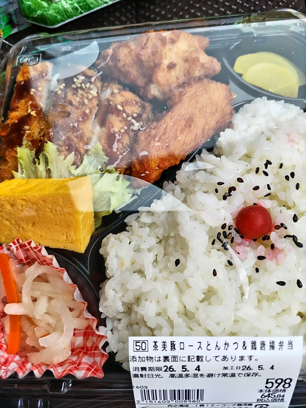 とんかつ＆唐揚げのわんぱくな弁当