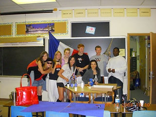 2008 - Exchange, dans la classe à PLS (In class at PLS)