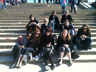 France 2010 - Exchange group at Versailles
