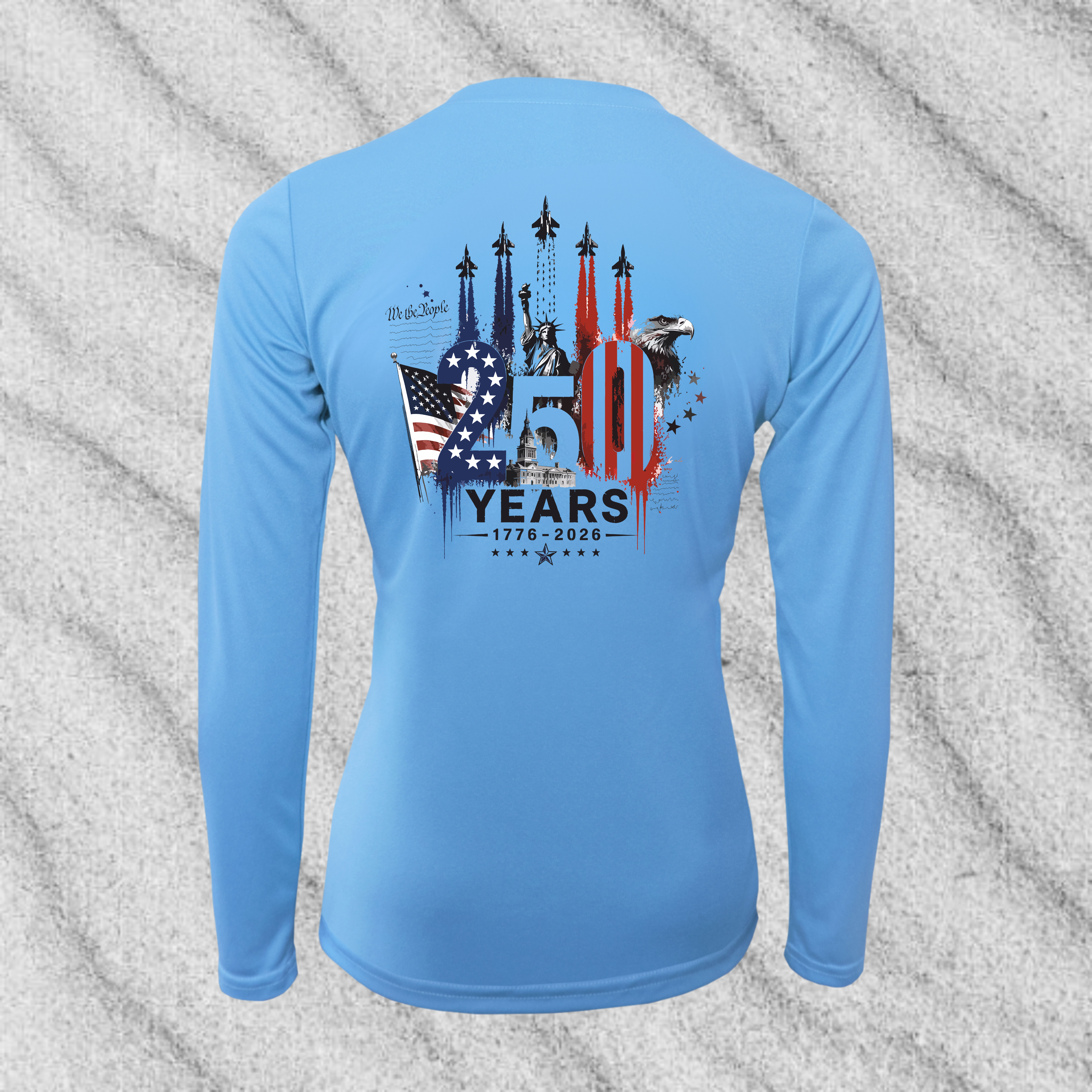 250 Years of Freedom Long Sleeve V-Neck