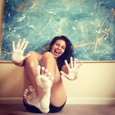 Meet Jordan - Body Paint Mural