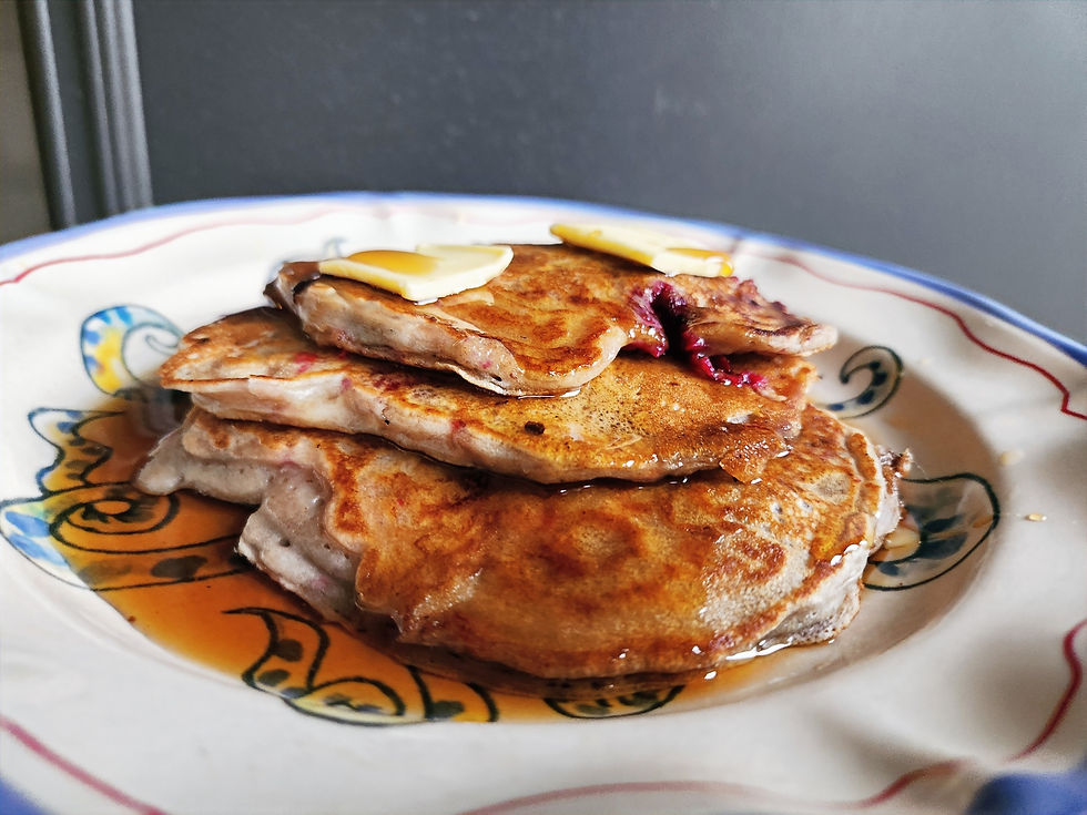 "How to Bake" Blueberry Pancakes