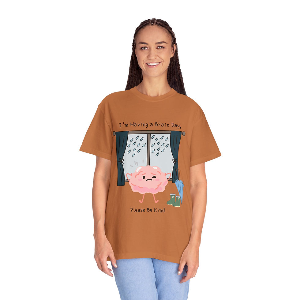 Thumbnail: "I'm Having a Brain Day" Unisex T-Shirt Brain Day for Mental Health Awareness