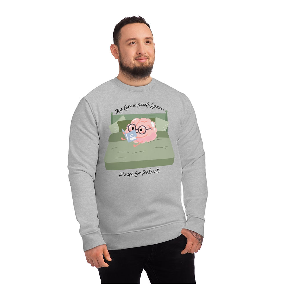 Thumbnail: My Brain Needs Space Sweatshirt – Unisex Cozy Pullover