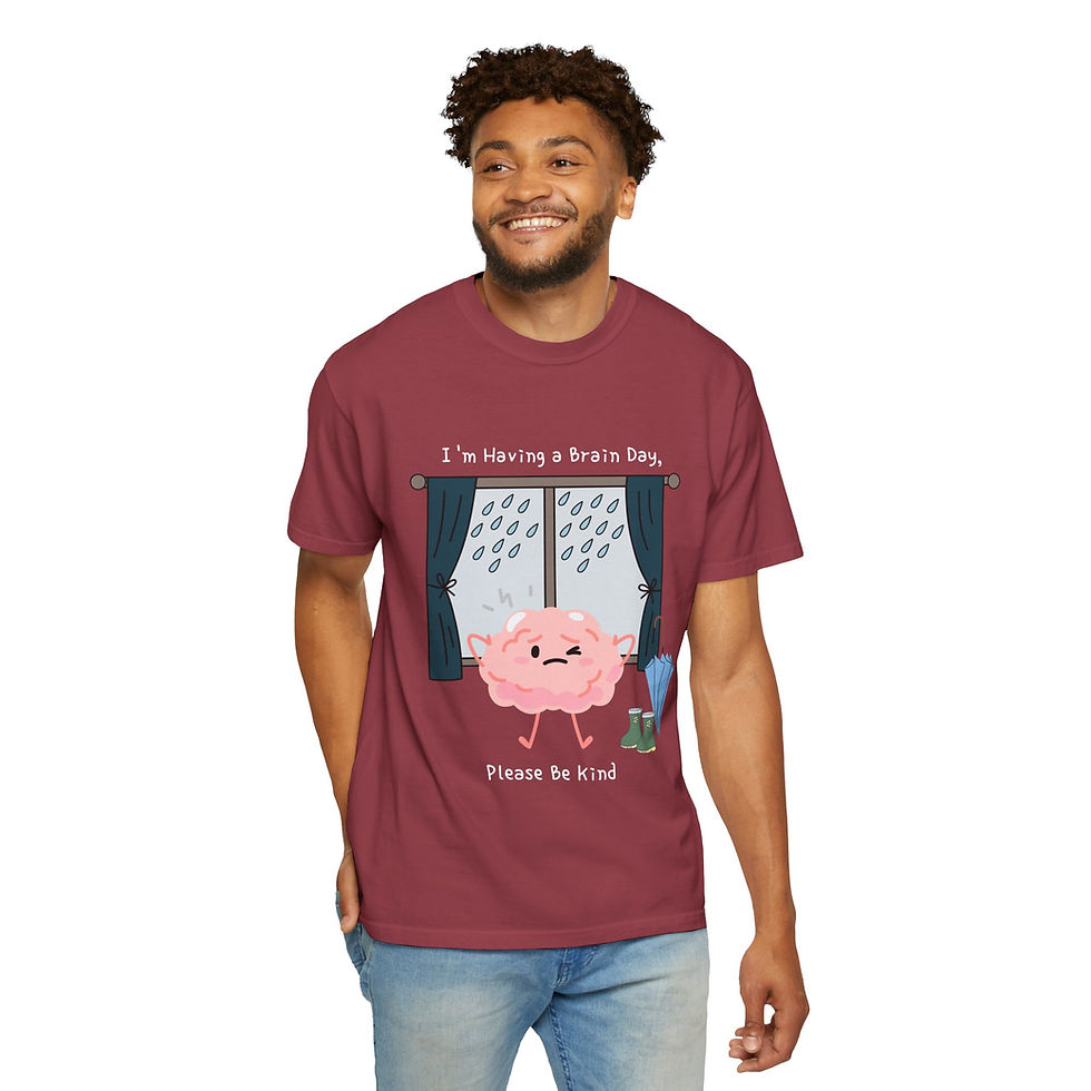 Thumbnail: "I'm Having a Brain Day" Unisex T-Shirt Brain Day for Mental Health Awareness