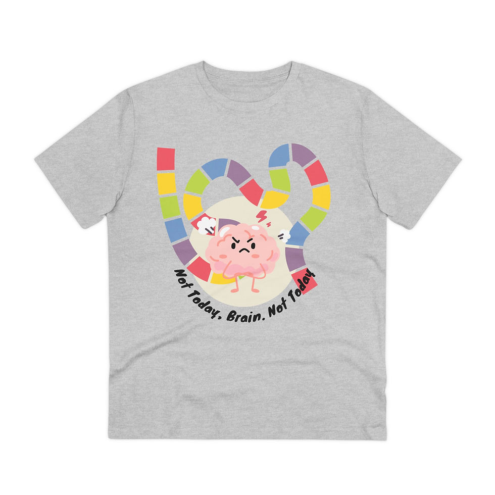 Thumbnail: "Not Today Brain. Not Today" Organic Unisex T-Shirt