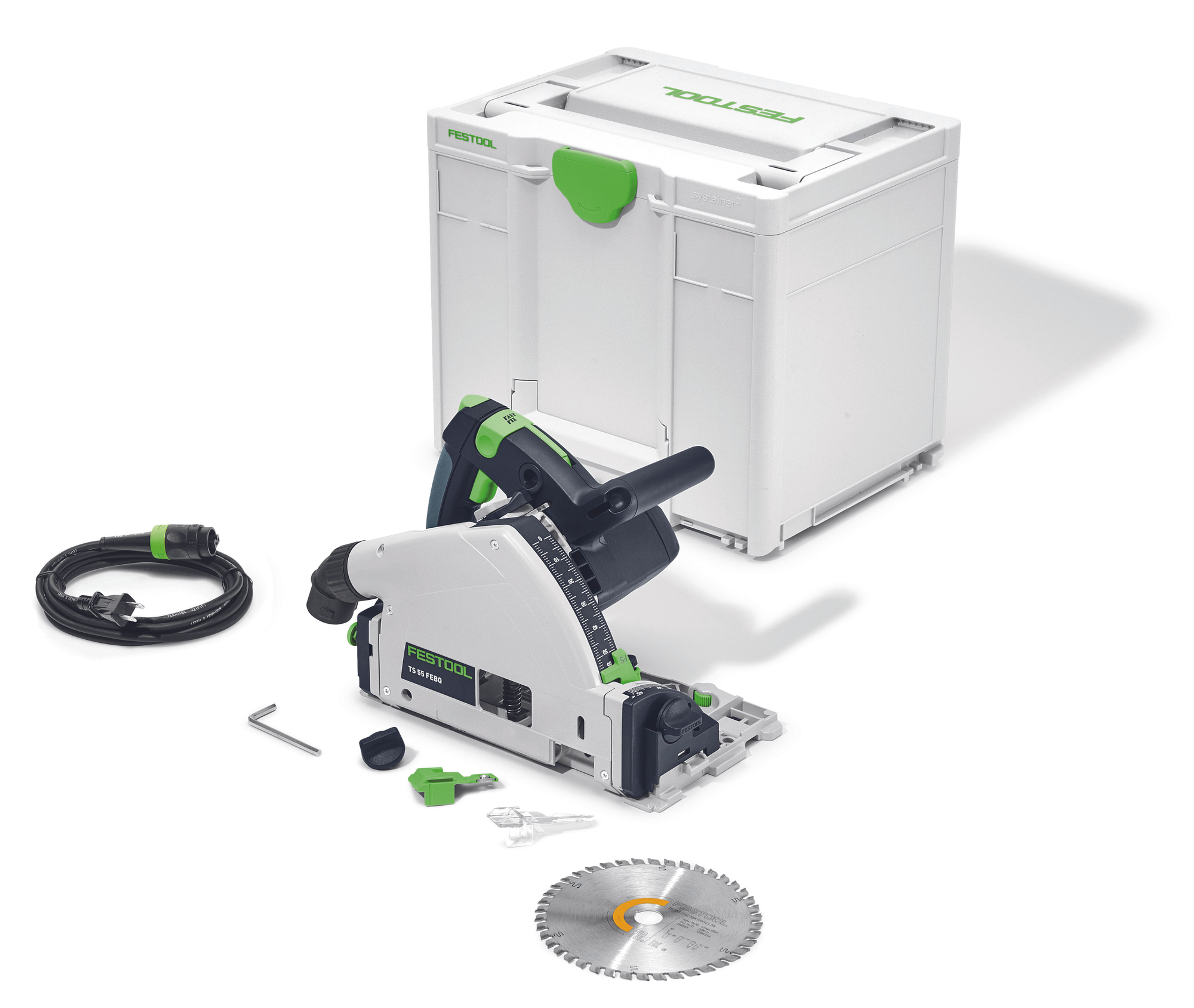 Festool 576708 Plunge Cut Track Saw TS 55 FEQ-F-Plus w/ Systainer3