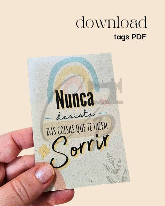 arquivo digital pdf tag motivacional nunca desista