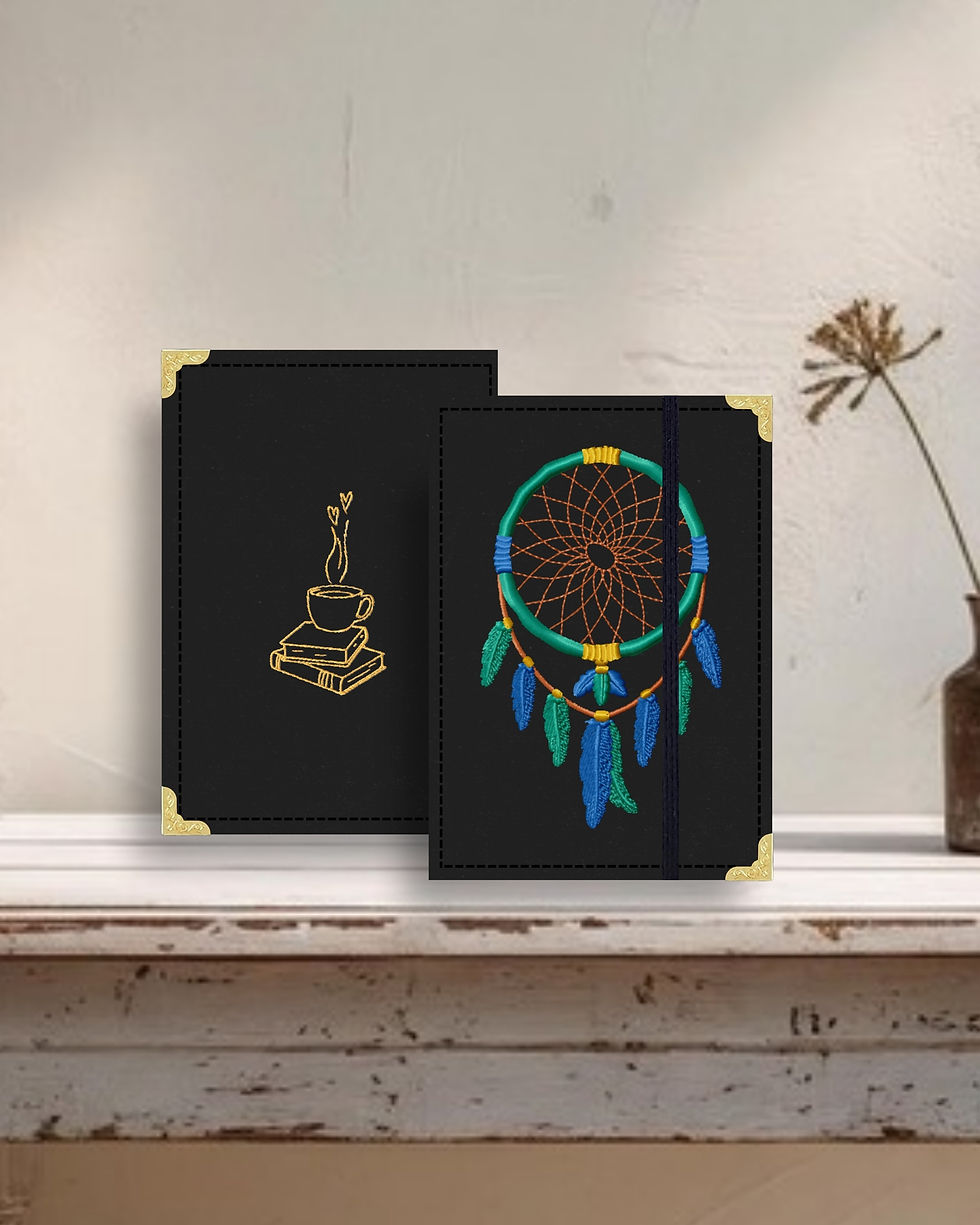 Miniatura: Capa para Kindle em tecido estruturado bordado filtro dos sonhos