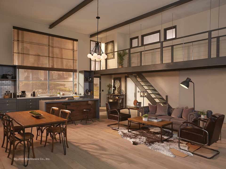 Lutron Luxury Motorized Shades installation in Atlanta, Lake Burton, Highlands, Cashiers and Lake Keowee SC.