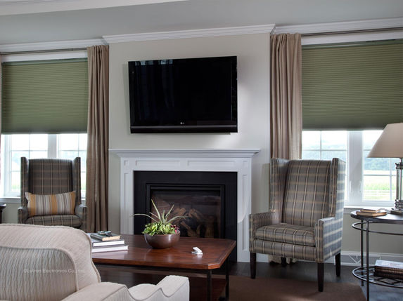 Lutron Luxury Motorized Shades installation in Atlanta, Lake Burton, Highlands, Cashiers and Lake Keowee SC.
