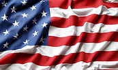 American flag waving