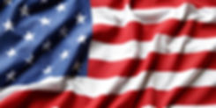 American flag waving