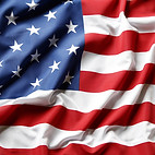American flag waving