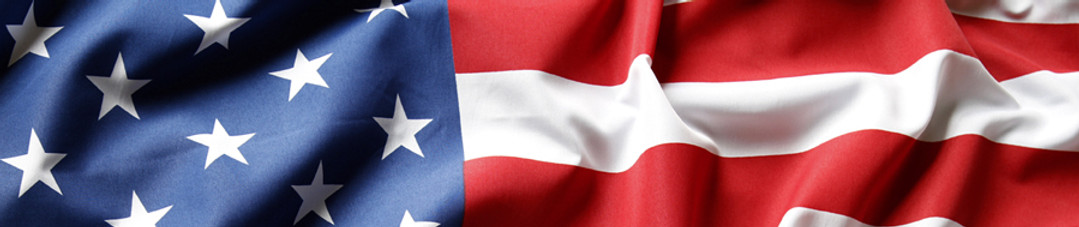 American flag waving