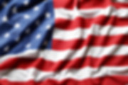 American flag waving