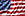 American flag waving