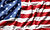 American flag waving