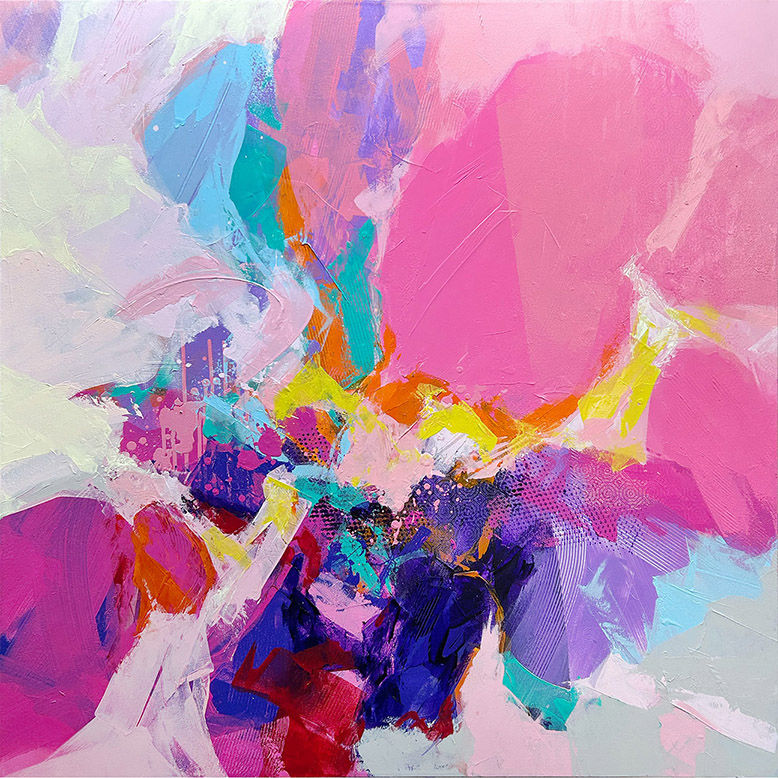 Strolling In Spring_36x36in