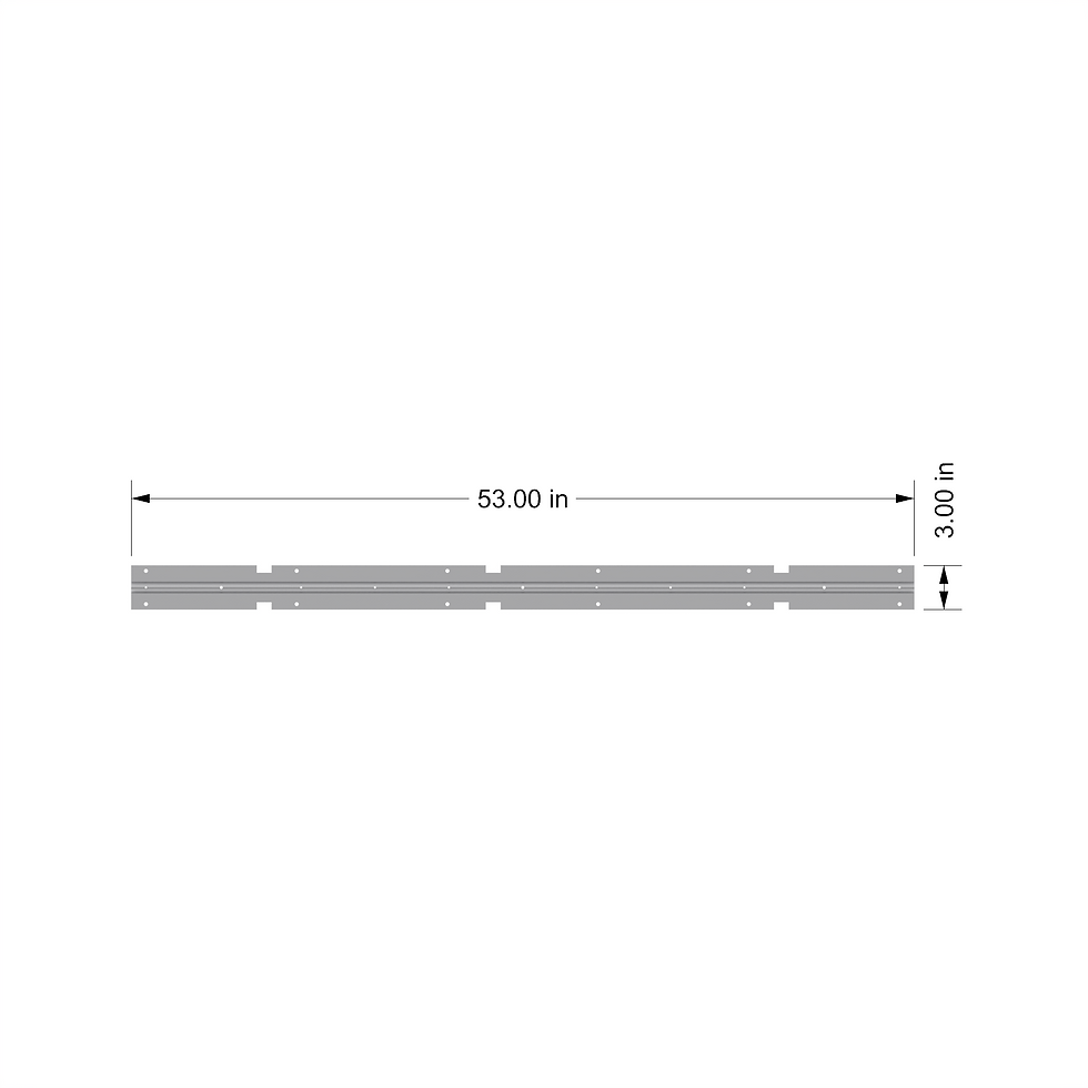 Thumbnail: C-Seal Seal Bar Upper Section (PJP-012-005)