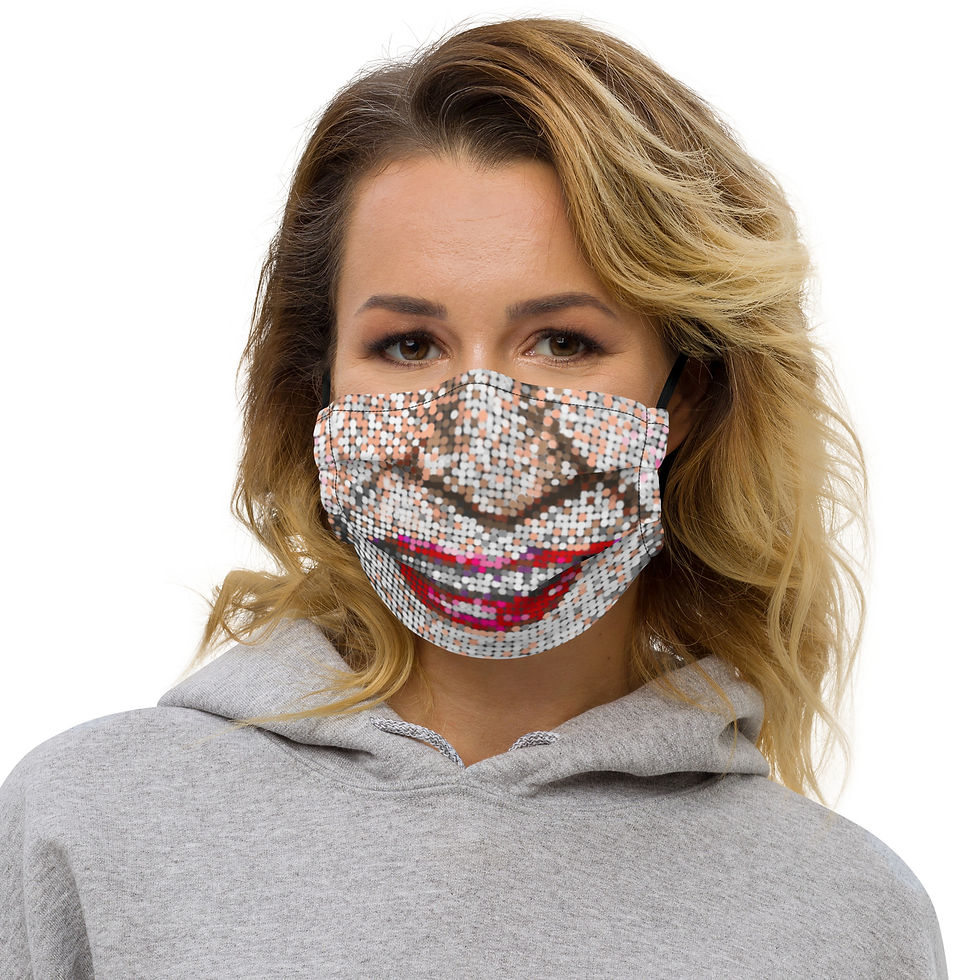 “Betty” funny premium face mask