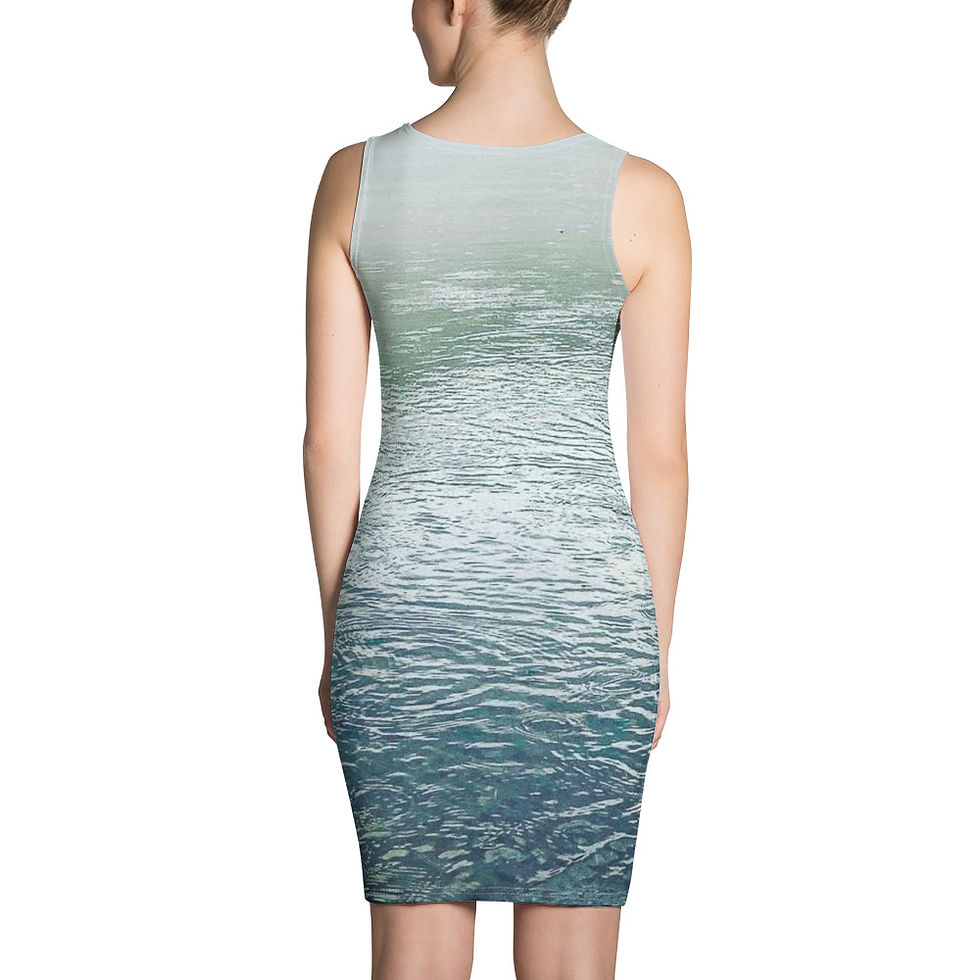 “Rainy River” Sublimation Cut & Sew Dress