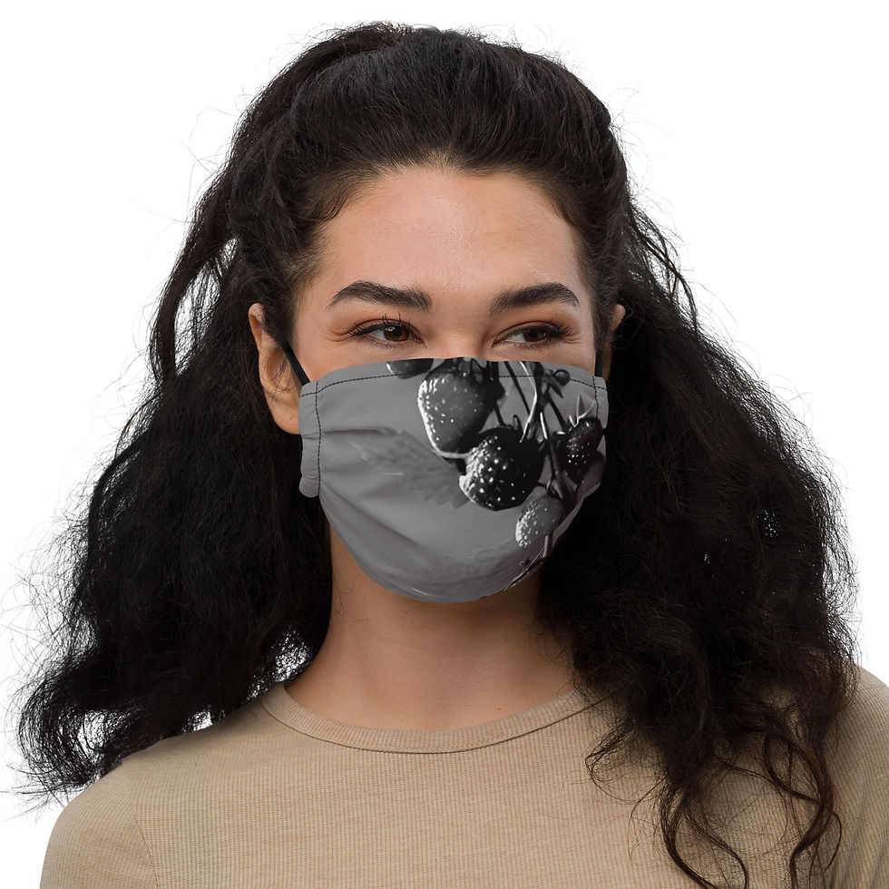 “Forgotten Fruit” premium face mask