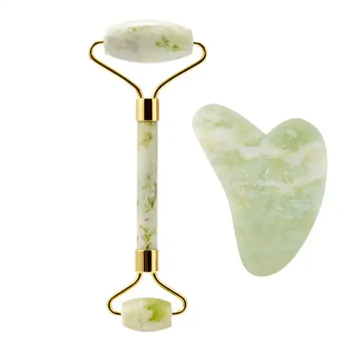 Thumbnail: Quartz Jade Roller And Gua Sha
