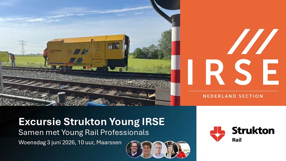 Bezoek Young IRSE aan Strukton met Young Rail Professionals (UK)