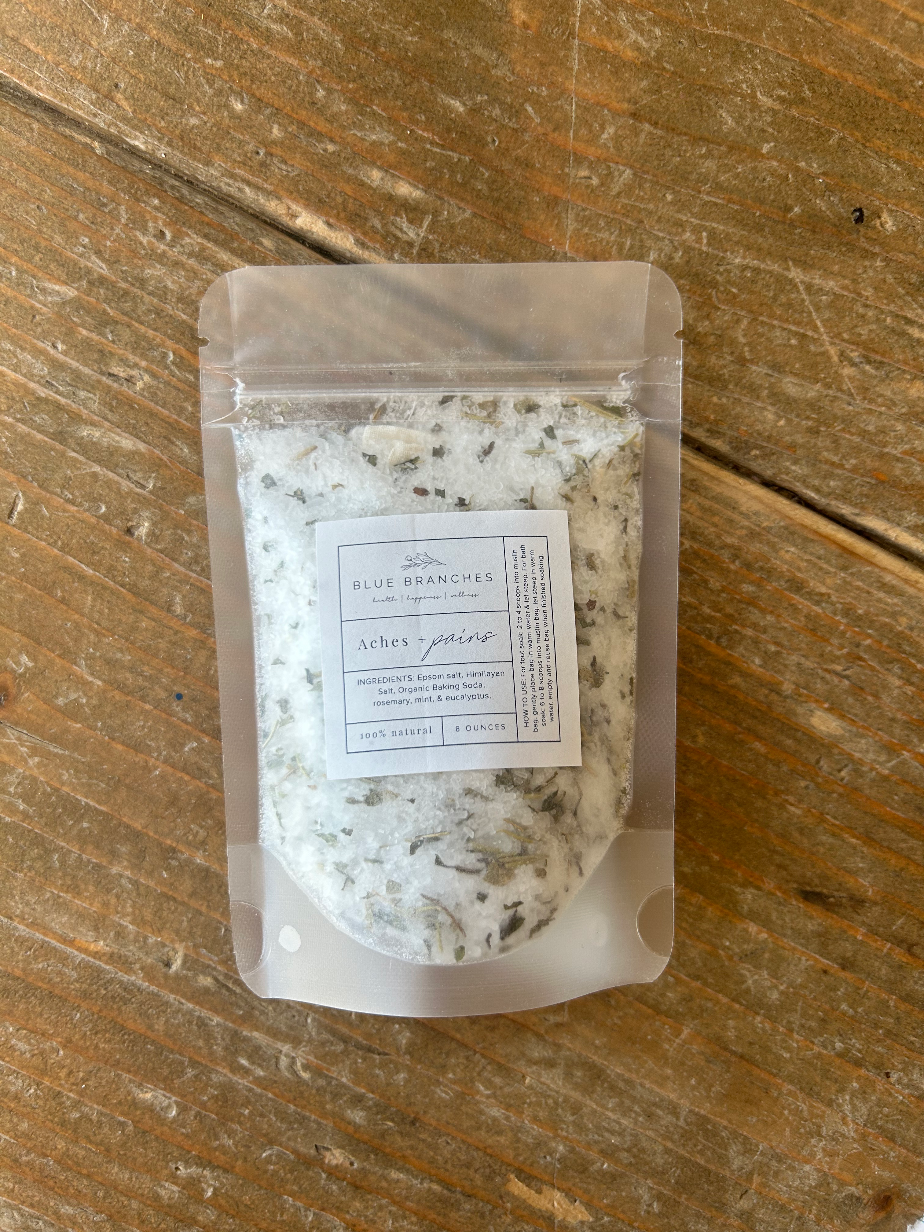 Mini Size Mineral Bath Salts + Healing Herb Bath Soaks