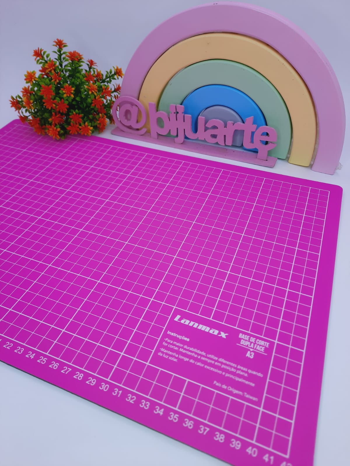 BASE DE CORTE LANMAX A3 ROSA 30X45CM