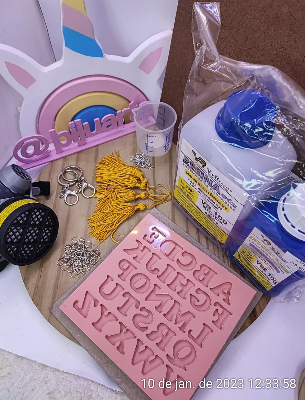 Miniatura: KIT COMPLETO PARA O CURSO DE RESINA IV - PROFª MONIK