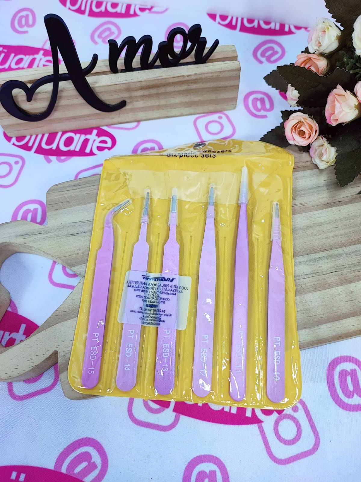 JOGO DE PINÇA 6 PEÇAS