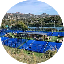 cours de tennis, padle à cap esterel pierre et vacances