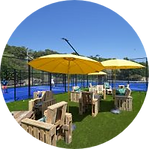 accueil cours de tennis padle à cap esterel pierre et vacances