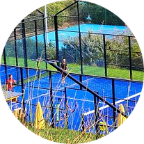 cours de tennis, padle au village vacances cap esterel pierre et vacances