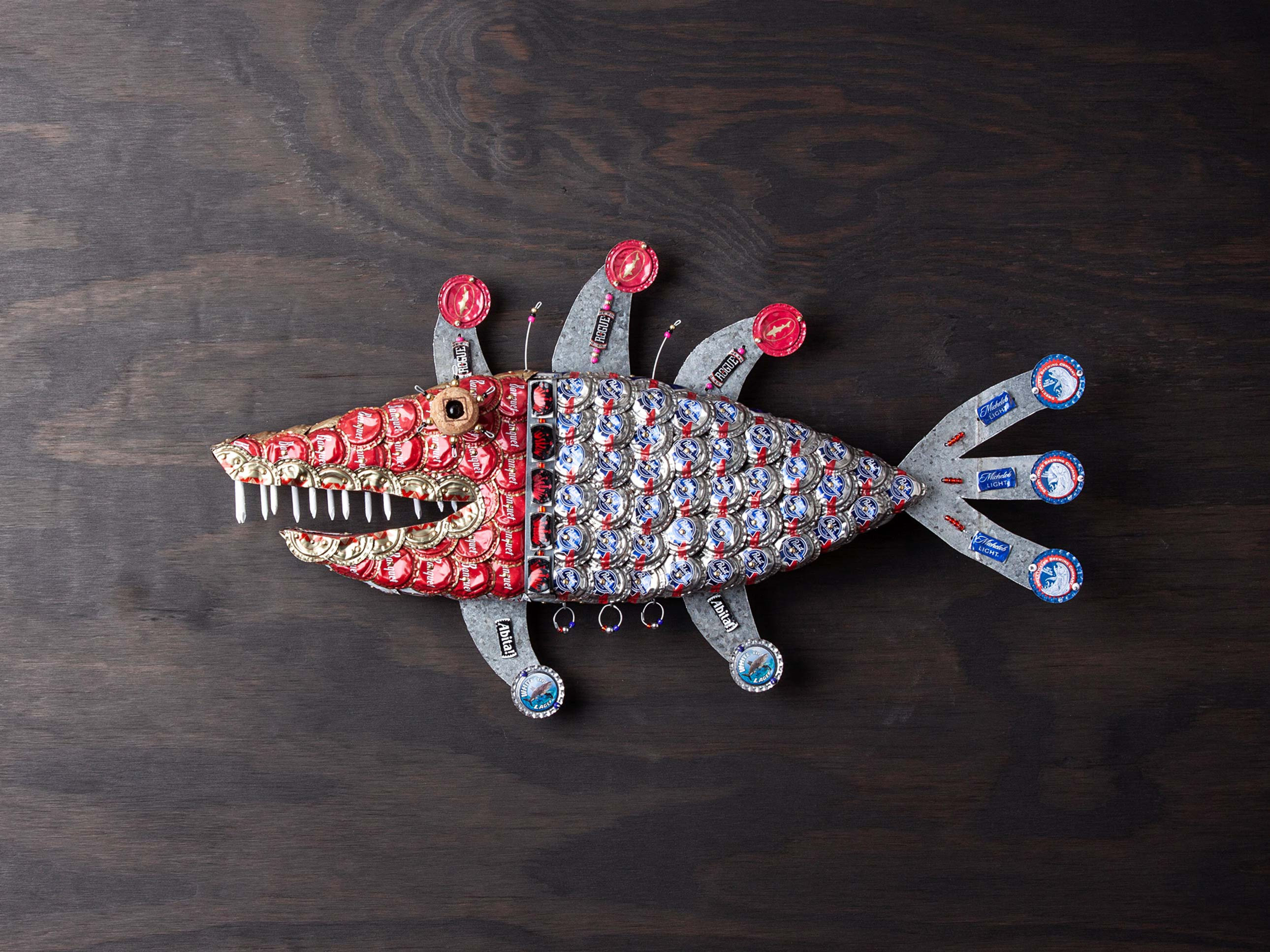 Meg Bottle Cap Fish