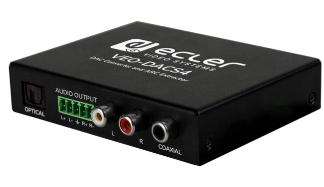 Ecler VEO-DACS4 DAC converter and ARC extractor