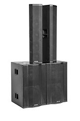 The power of ground stacked point sources
with RDNet hardware for remote control