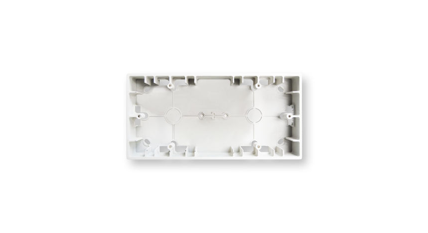 Ecler WPa2 2gang surface mount installation box