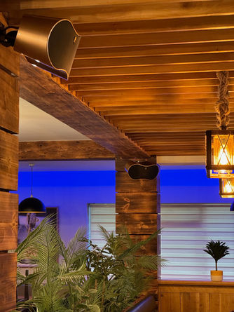 Ecler NIMBO-24 Gold installed in La Bella Calabria