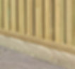 gravel board on fence panel