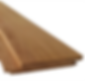Western red cedar cladding top angle view
