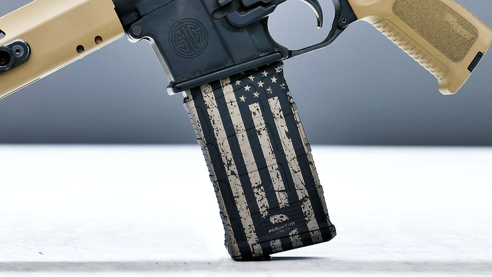 Thumbnail: Custom American Flag Pmag in a gun