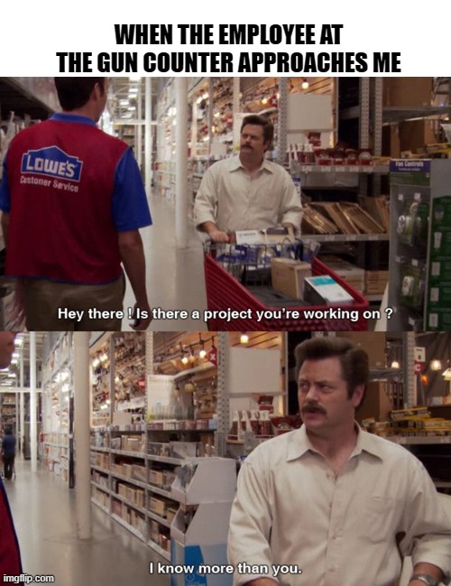 Gun store meme