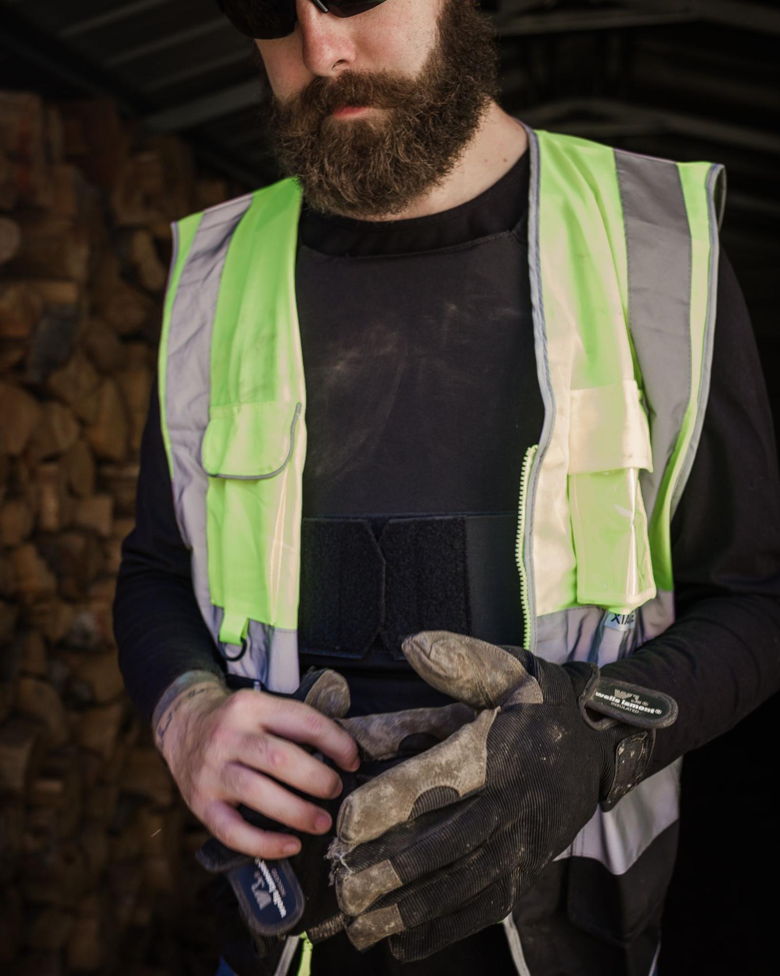 Working while wearing body armor