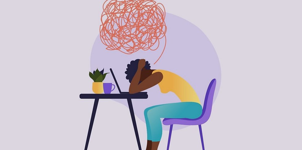 The scene represents difficulty resting and burnout recovery, a common mental health concern addressed in therapy in Ontario.