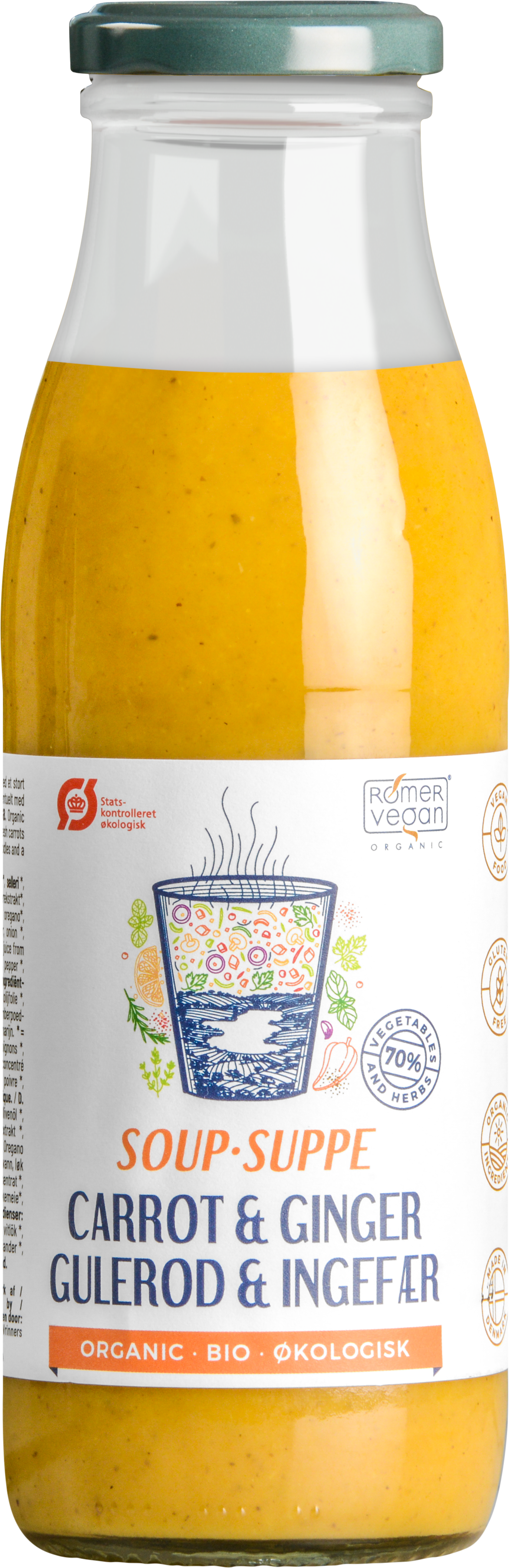 Suppe Gulerod & Ingefær - Økologisk
