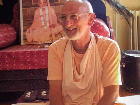 Sadhu-sanga mit BA Tapasvi Maharaja
